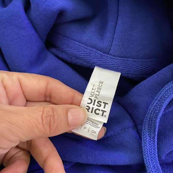 District® Women’s V.I.T.™ Fleece Hoodie Deep Royal - Picture 3 of 4